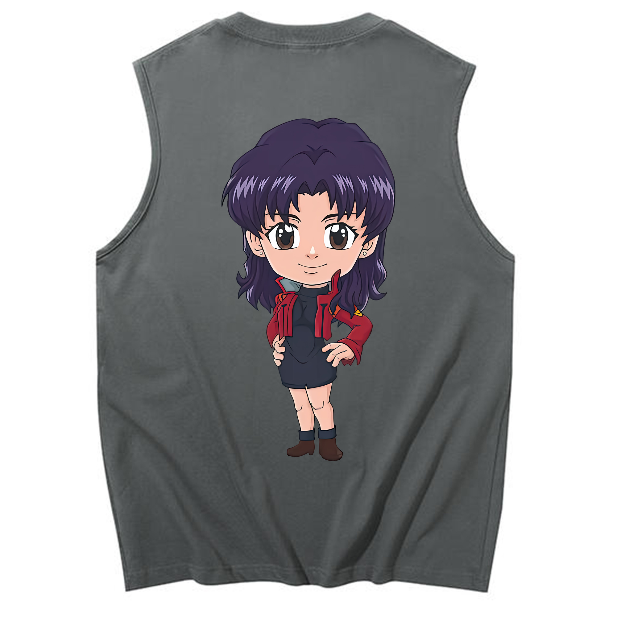 （画像用） EVA 新世紀エヴァンゲリオン コットン100％タンクトップ（背面プリント）